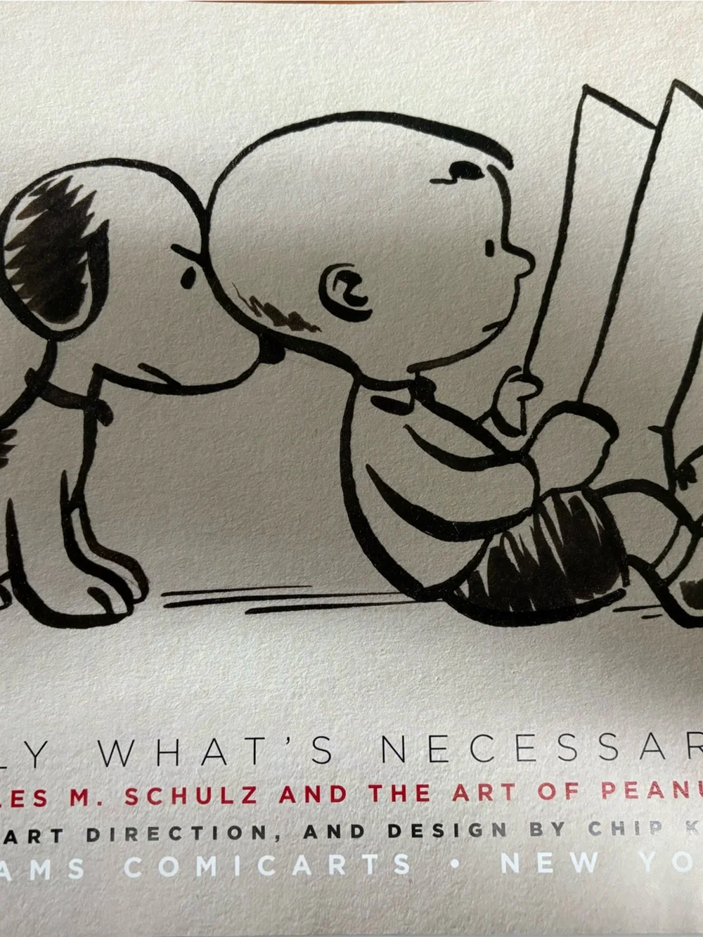 The Ultimate Peanuts Book Cover Art Print - Beige with Black Accents book